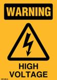 Warning - High Voltage